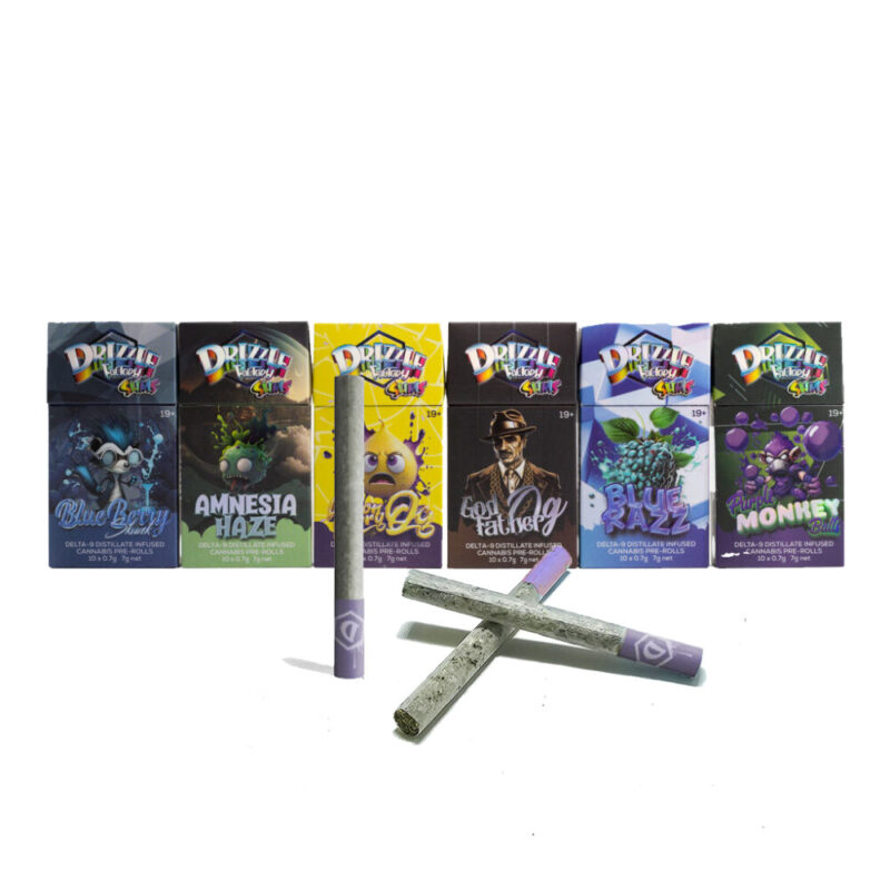 Drizzle factory Slim Live Resin Infused Pre Roll 10 Pack