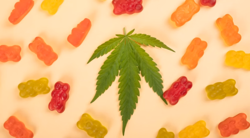 Flavored Gummies and Chips drop down List
